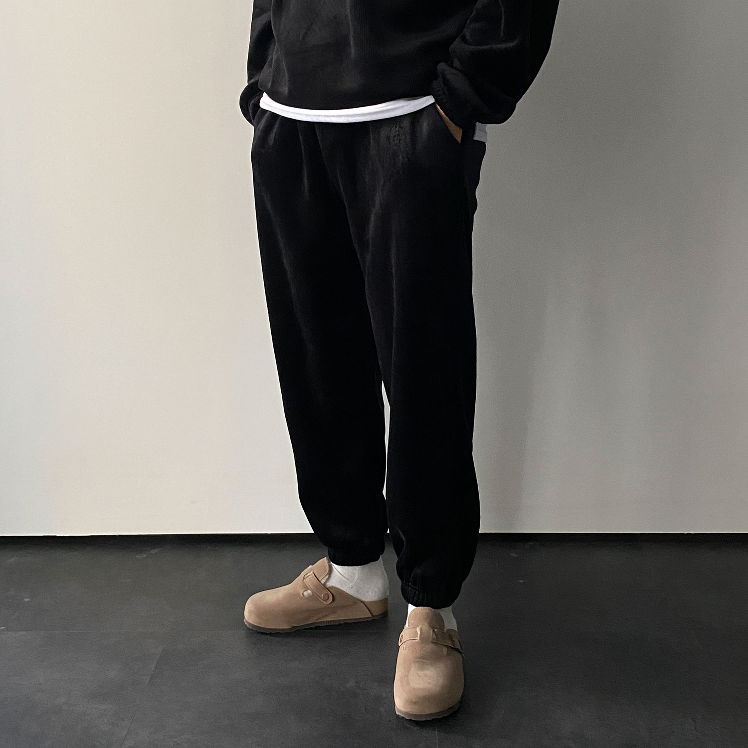 남자골덴조거팬츠 벌룬조거팬츠 허벅돼바지 - 상세 이미지 4