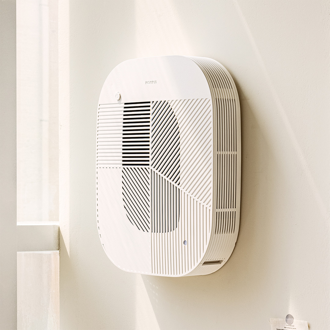 콤마 공기청정기 로브 벽걸이형 안방 아이방 소형 LOV01-2106 크림화이트