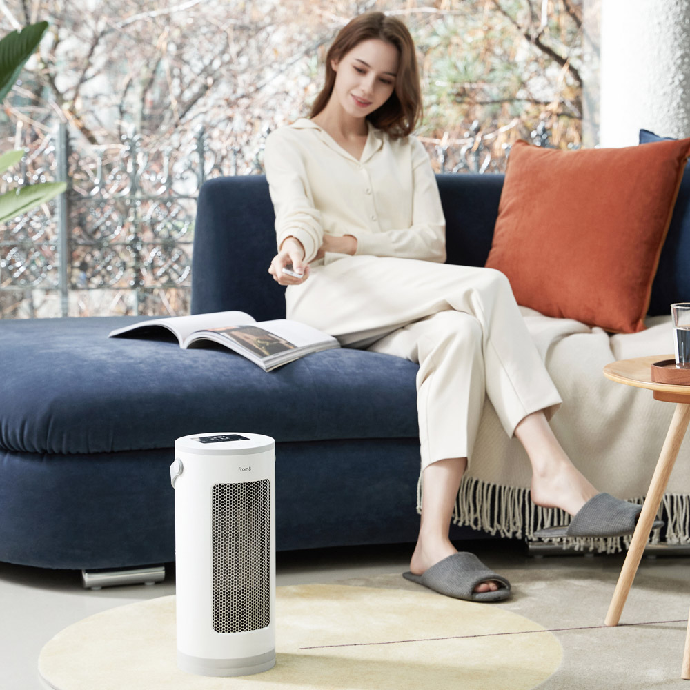 프롬비 히터팬 전기온풍기 FC189 화이트