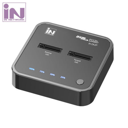 최대 8TB 인식 M2 NVMe M/B+M키 인식 SSD 바로 인식 도킹스테이션 복사기능 IN-DK2P INV155