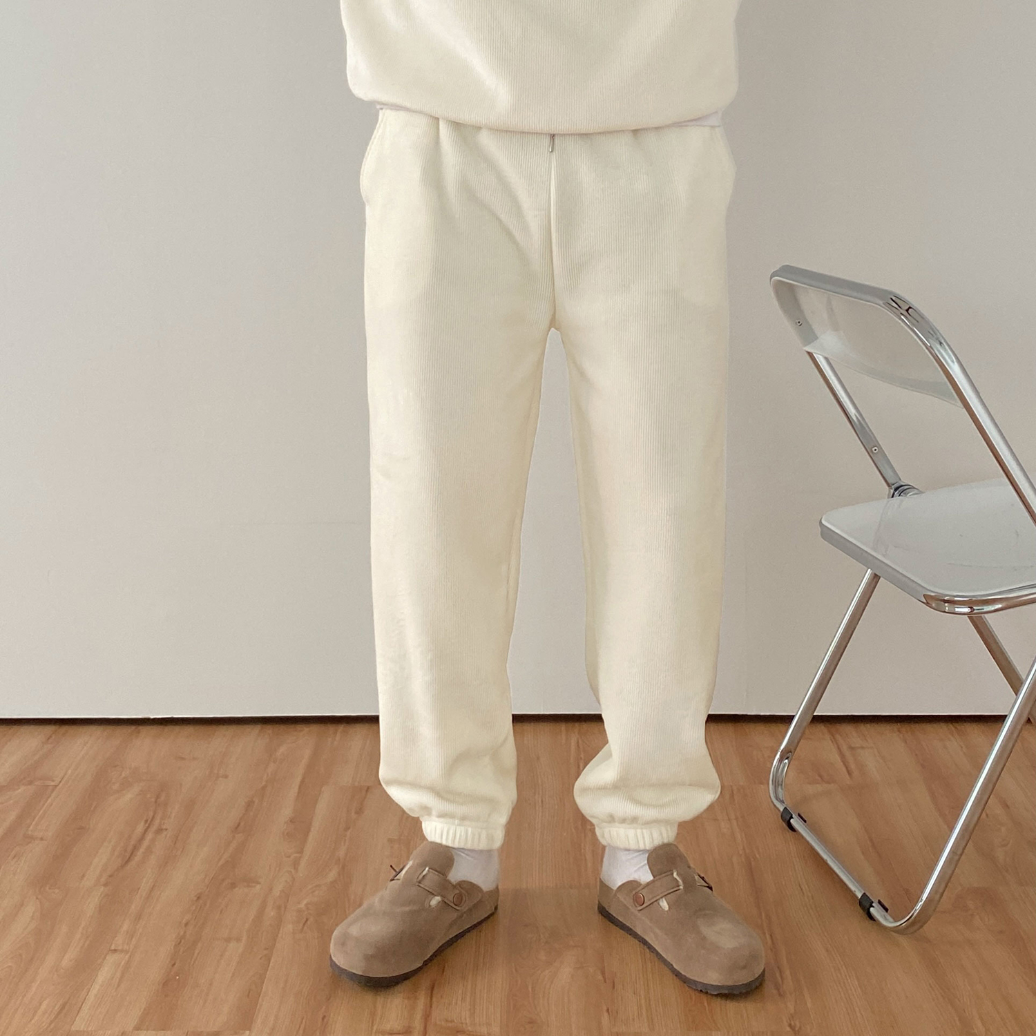 남자골덴조거팬츠 벌룬조거팬츠 허벅돼바지 - 상세 이미지 3