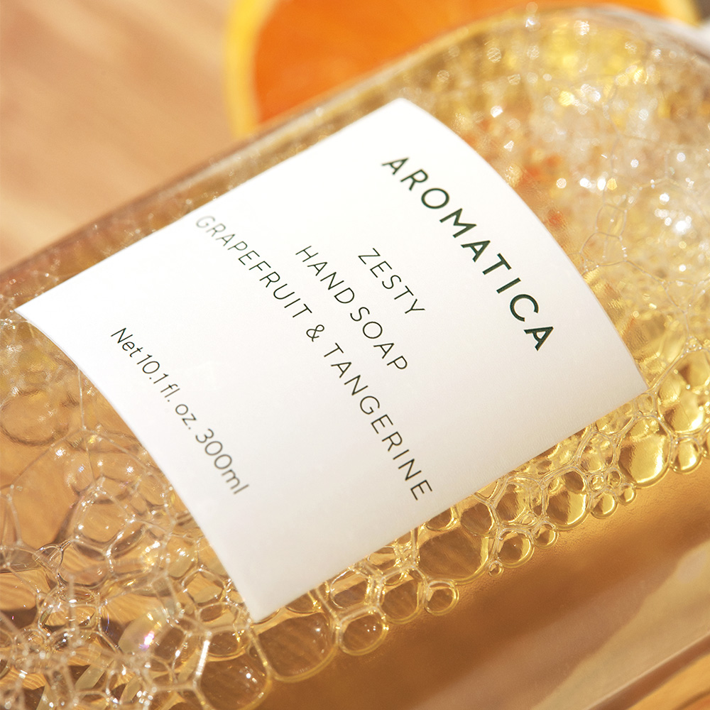 아로마티카 제스티 핸드솝 그레이프프룻 & 탠저린 300ML 버블 핸드워시 손세정제 핸드케어 집들이선물 생일선물