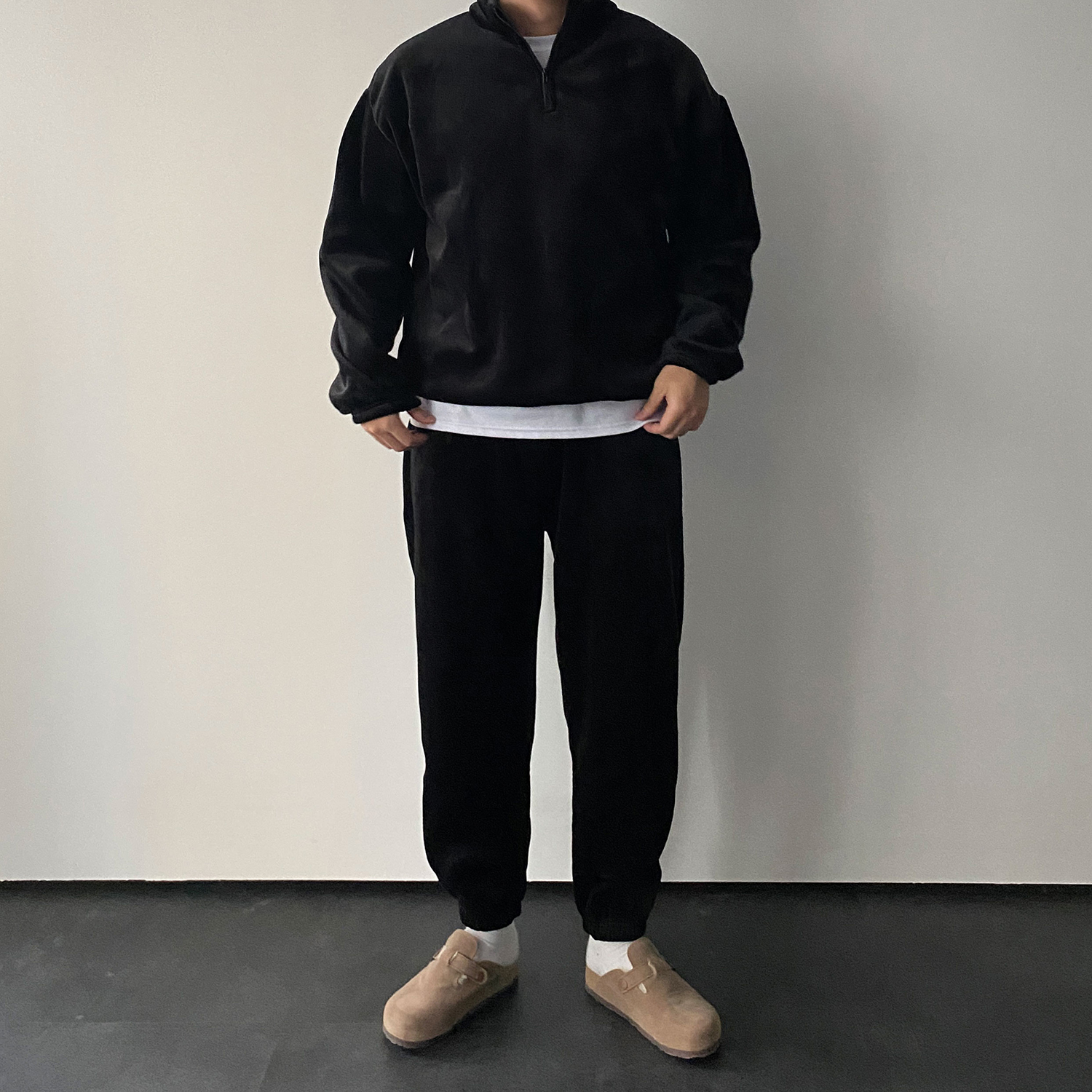 남자벨벳트레이닝 아노락트레이닝세트 추리링 이미지 4