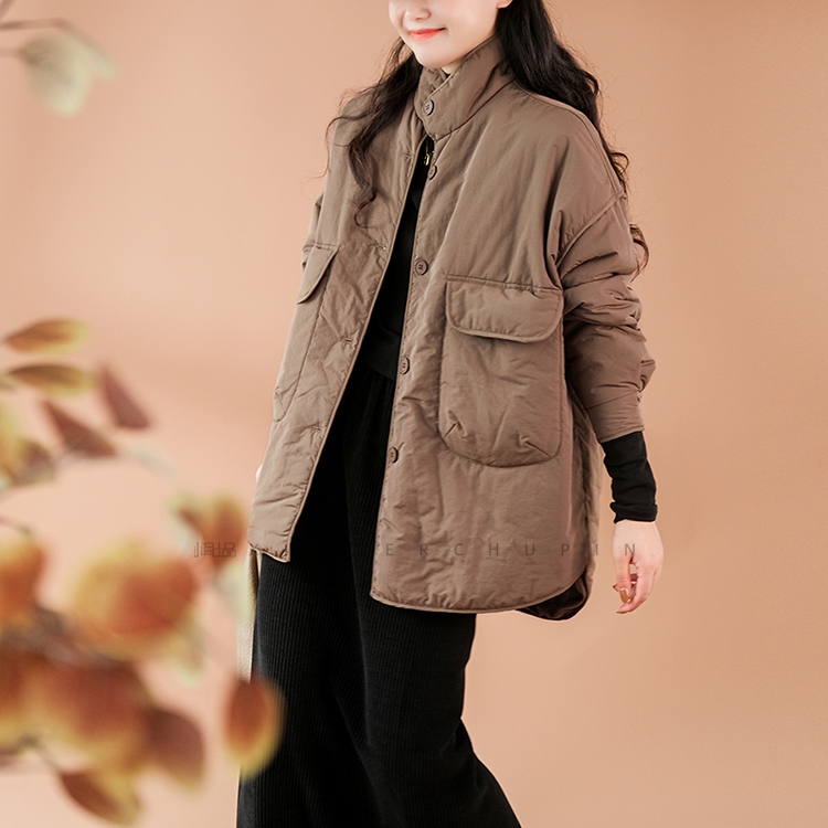 오버핏패딩점퍼 여성 가벼운 패딩