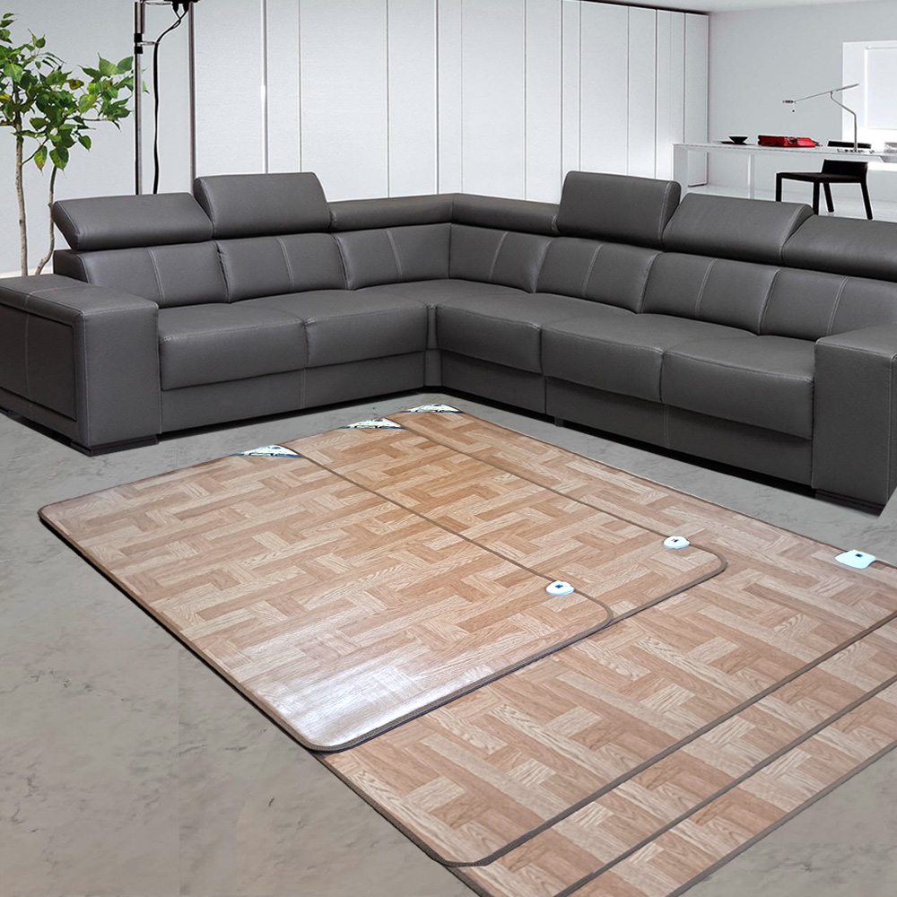 3H 한일온열기 체크마루 183cmx100cm 1인용 그래핀 탄소 카본 전자파안심 EMF 거실 카페트 전기장판