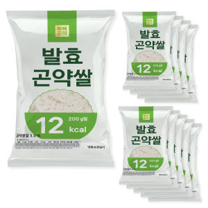 100g당 6kcal 빼빼곤약 발효곤약쌀 200g, 10개 맛있게 먹은 솔직 후기 - 상품 이미지 1