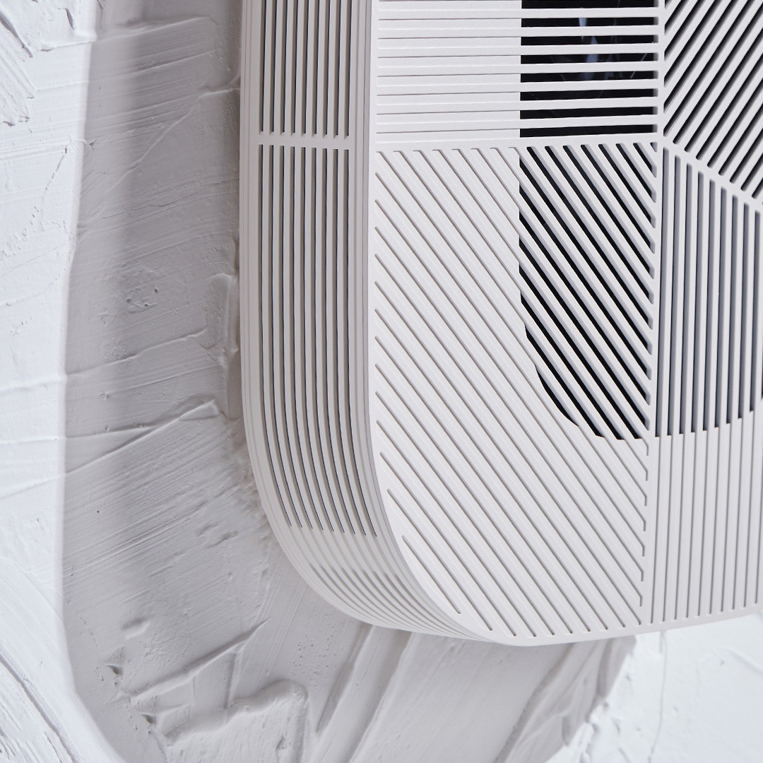 콤마 벽걸이 공기청정기 로브 안방 아이방 소형 LOV01-2106 크림화이트