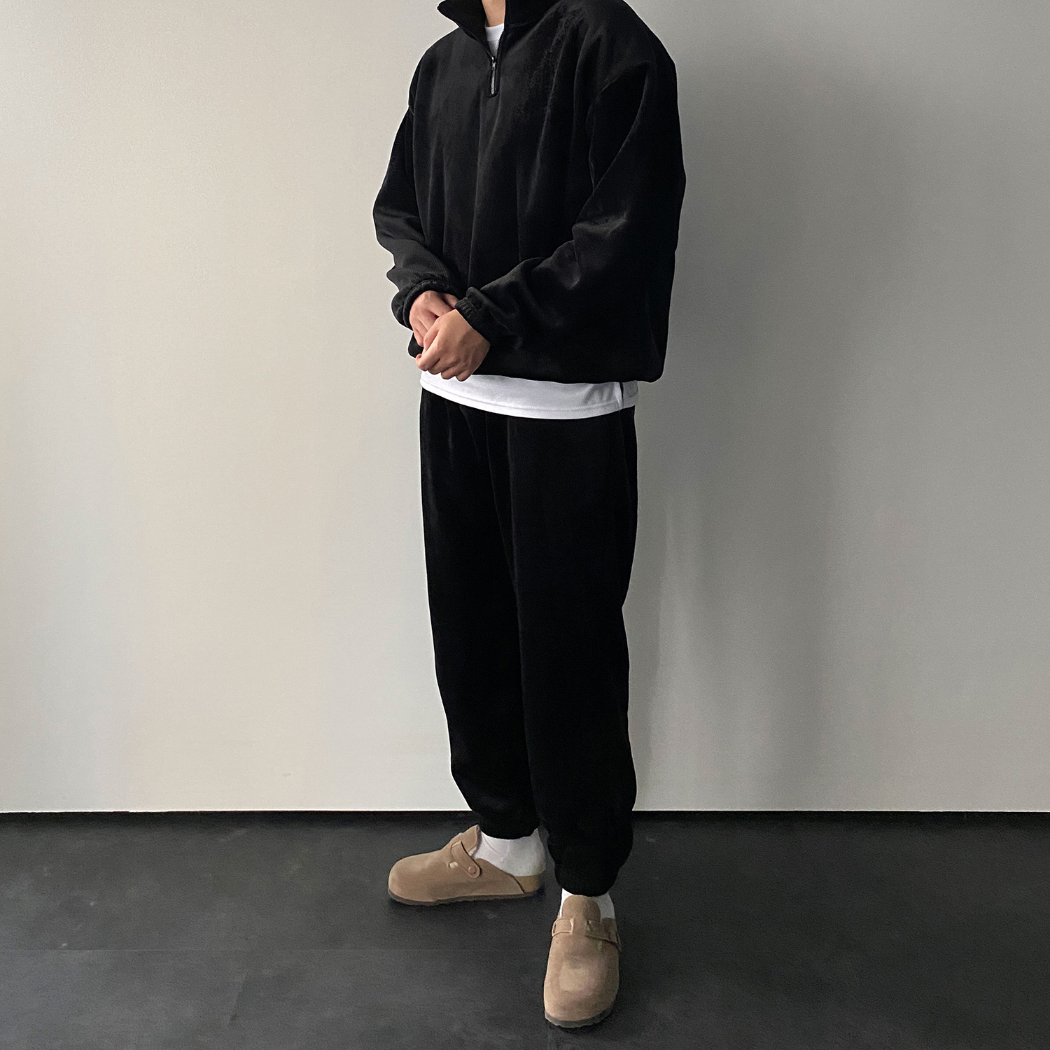 1+1 남자골덴조거팬츠 벌룬조거팬츠 허벅돼바지 이미지 2