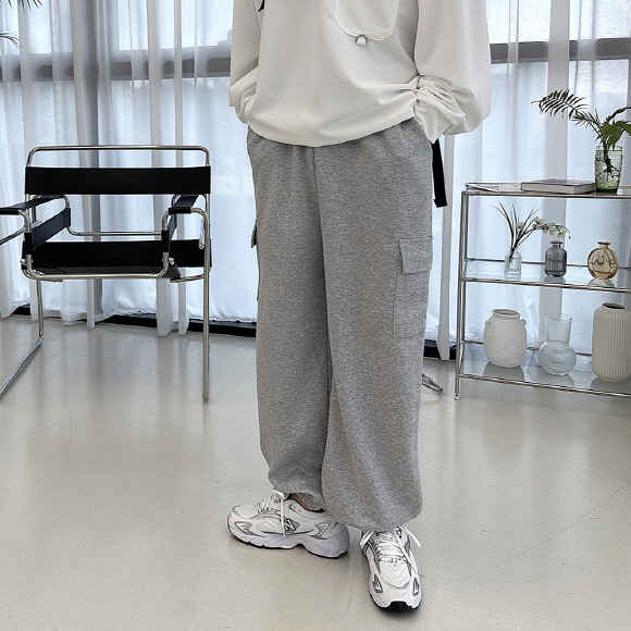 카고트레이닝팬츠 와이드트레이닝팬츠 통넓은바지 이미지 8
