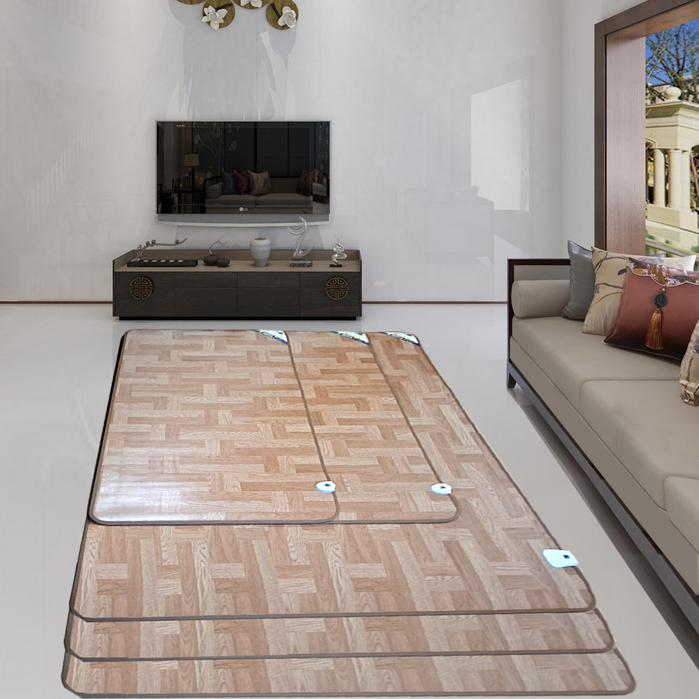 3H 한일온열기 체크마루 183cmx100cm 1인용 그래핀 탄소 카본 전자파안심 EMF 거실 카페트 전기장판