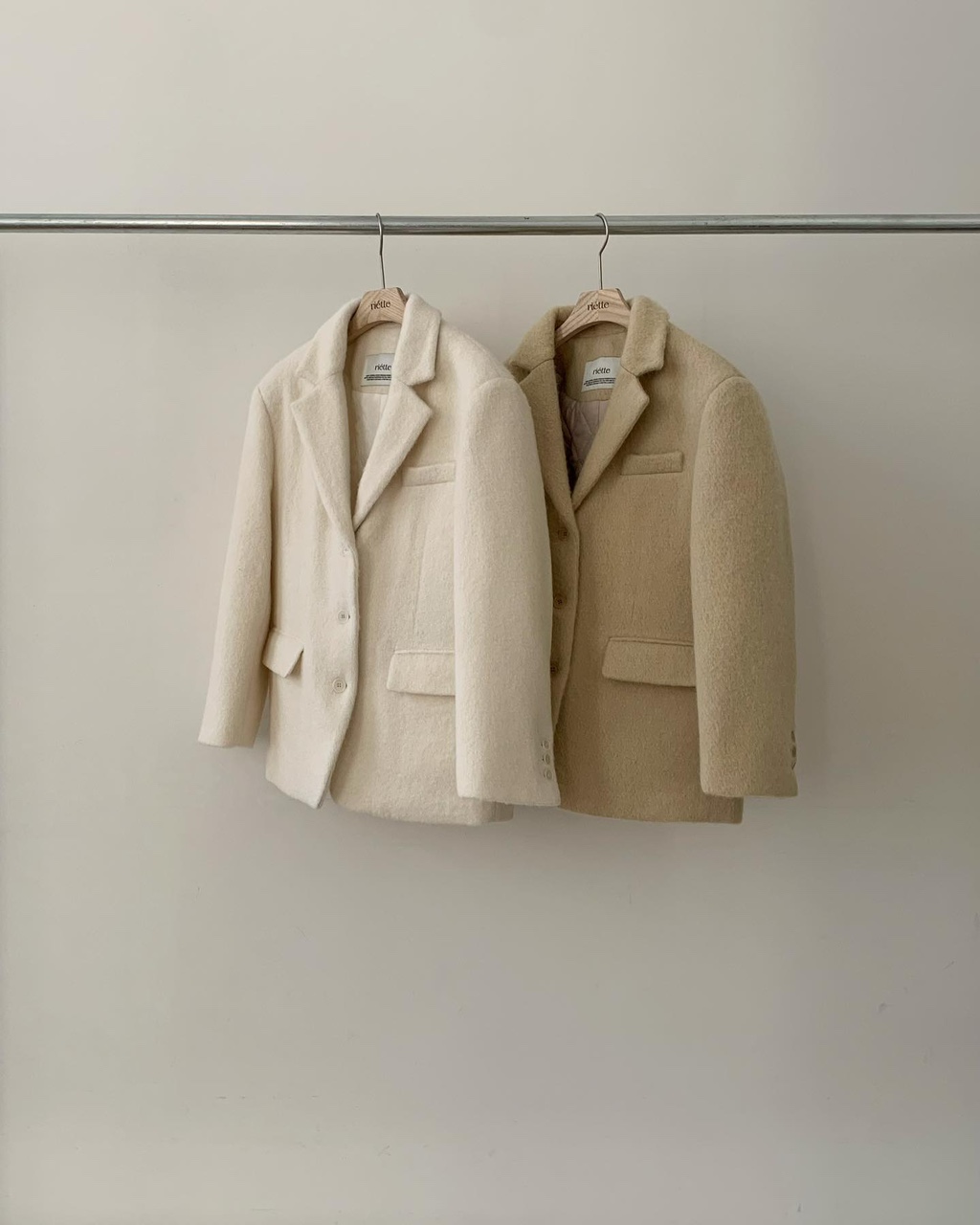 (sale/당일) 리에뜨 안느 자켓 riette 울 겨울 도톰 코트 떠유니 상세 이미지 2
