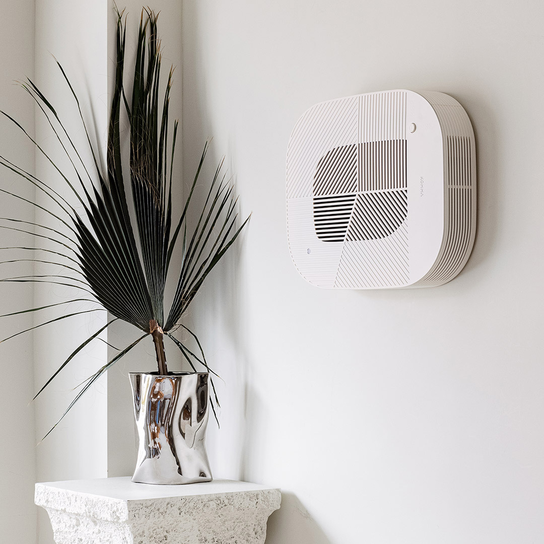 콤마 벽걸이 공기청정기 로브 안방 아이방 소형 LOV01-2106 크림화이트