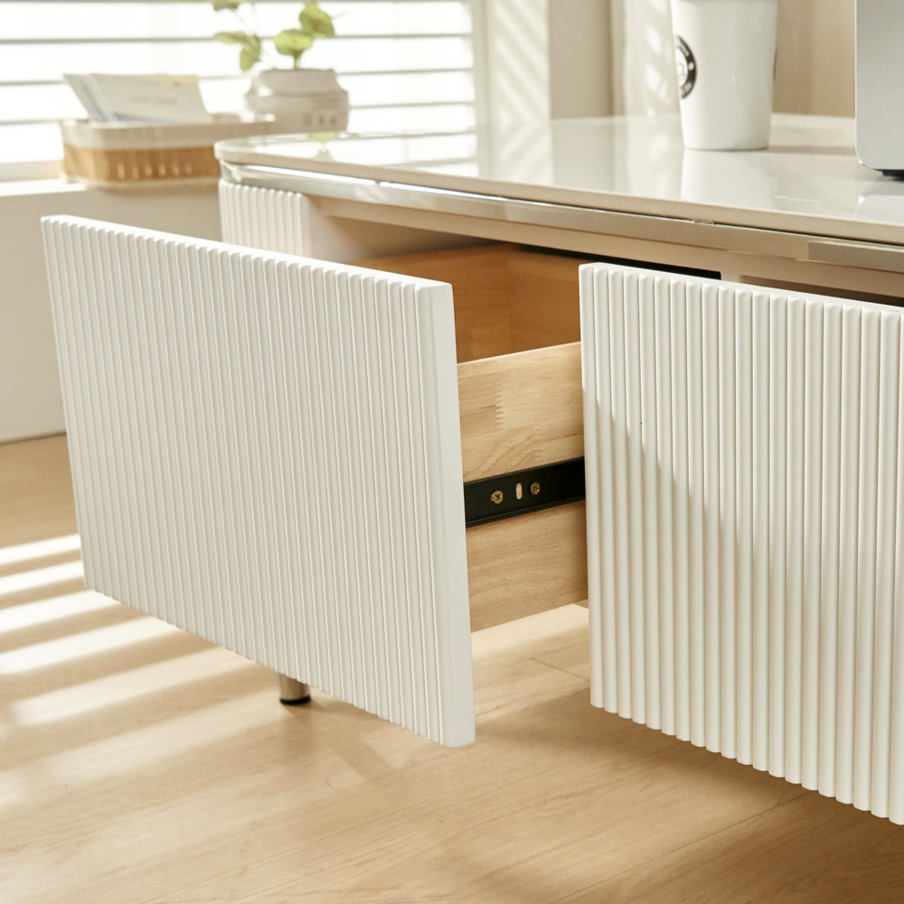 [방문설치] 헤스티 세라믹 템바보드 거실 소파 테이블 좌탁 1200x600mm, 실버