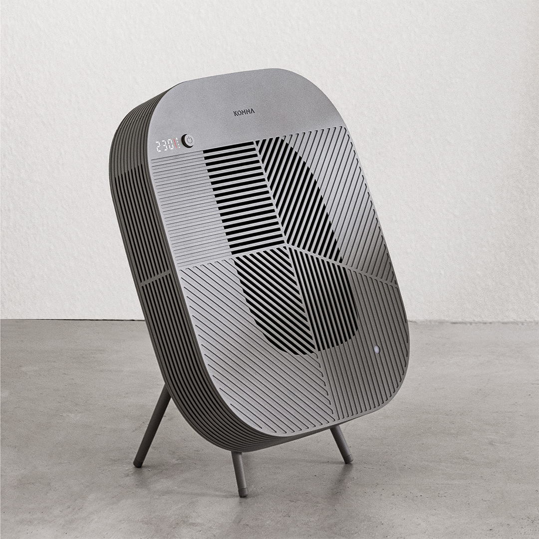 콤마 공기청정기 로브 세트형 안방 아이방 소형 LOV01-2106 라이트차콜