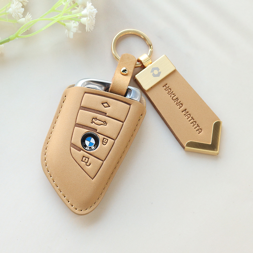 누키노블 BMW M3 M4 M5 키케이스 자동차 가죽 키커버 B-02 - 메인 이미지