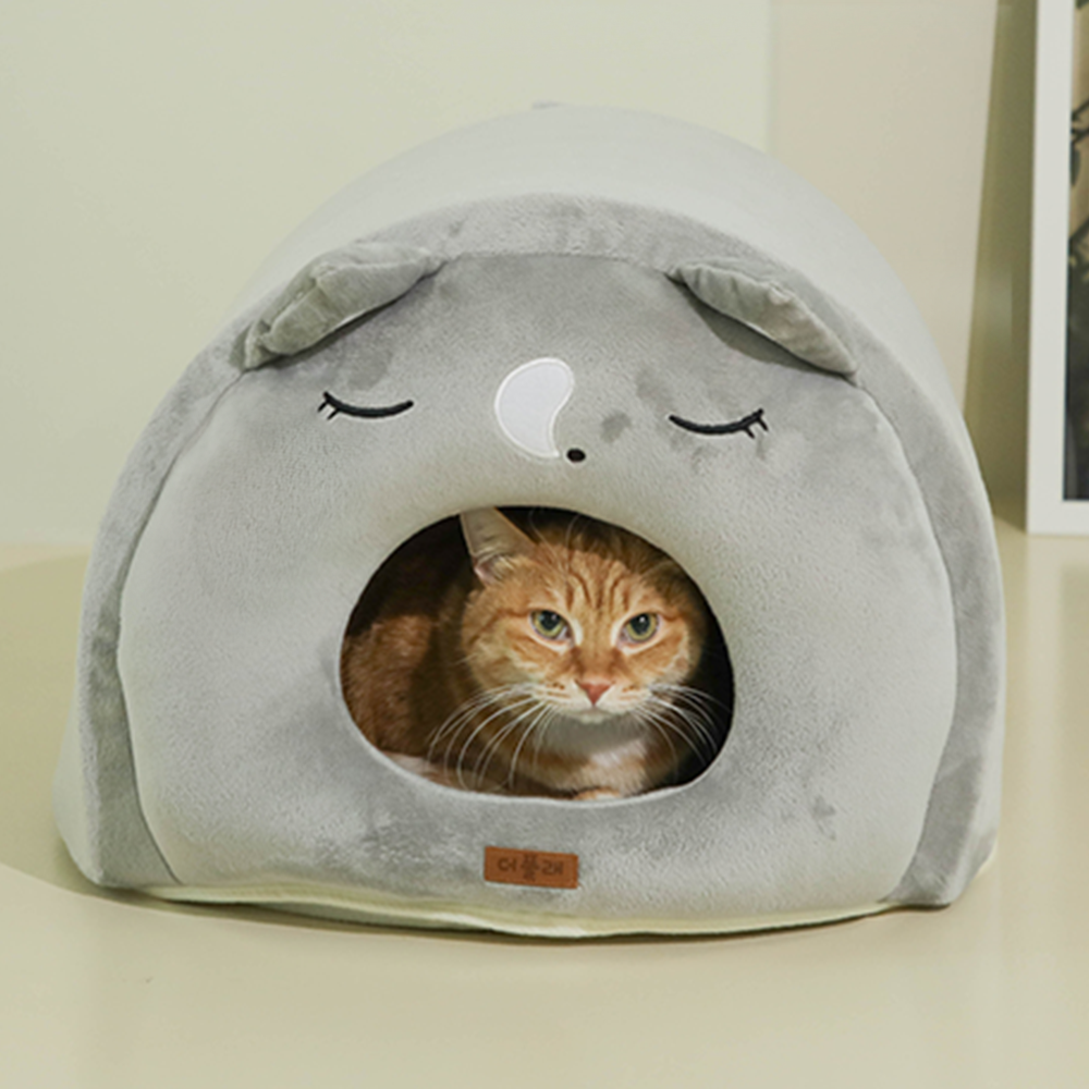 더플래 숨숨집 강아지 고양이 쿨쿨냥 동굴 하우스