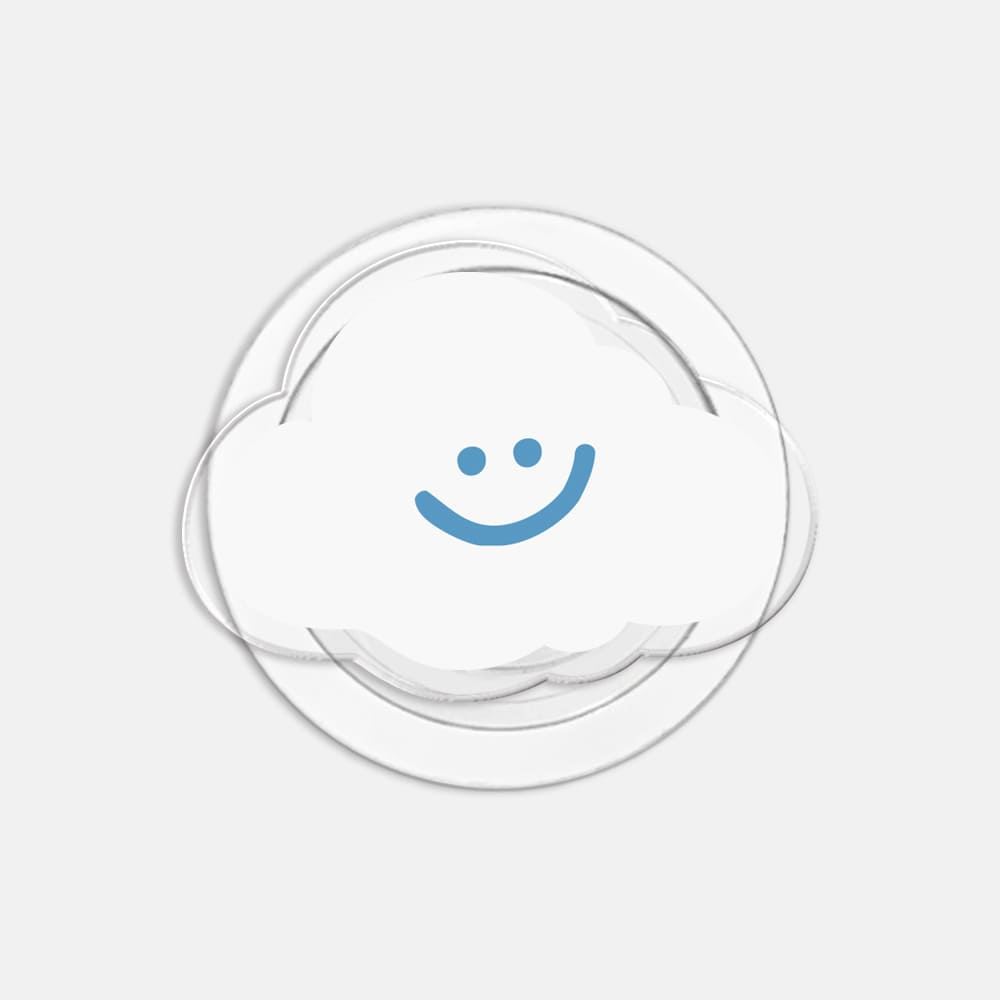 168cm 맥세이프 그립톡자석 스마일 구름