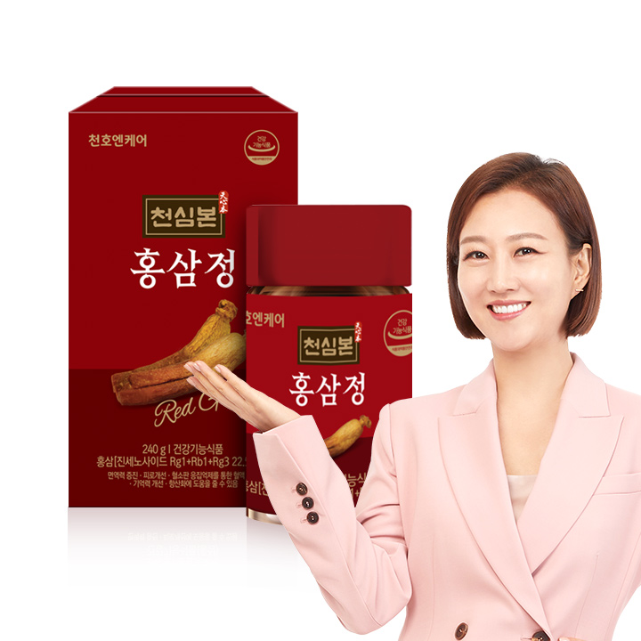 천호엔케어 강원도 6년근 홍삼만 농축한 홍삼정 240g - 상품 이미지