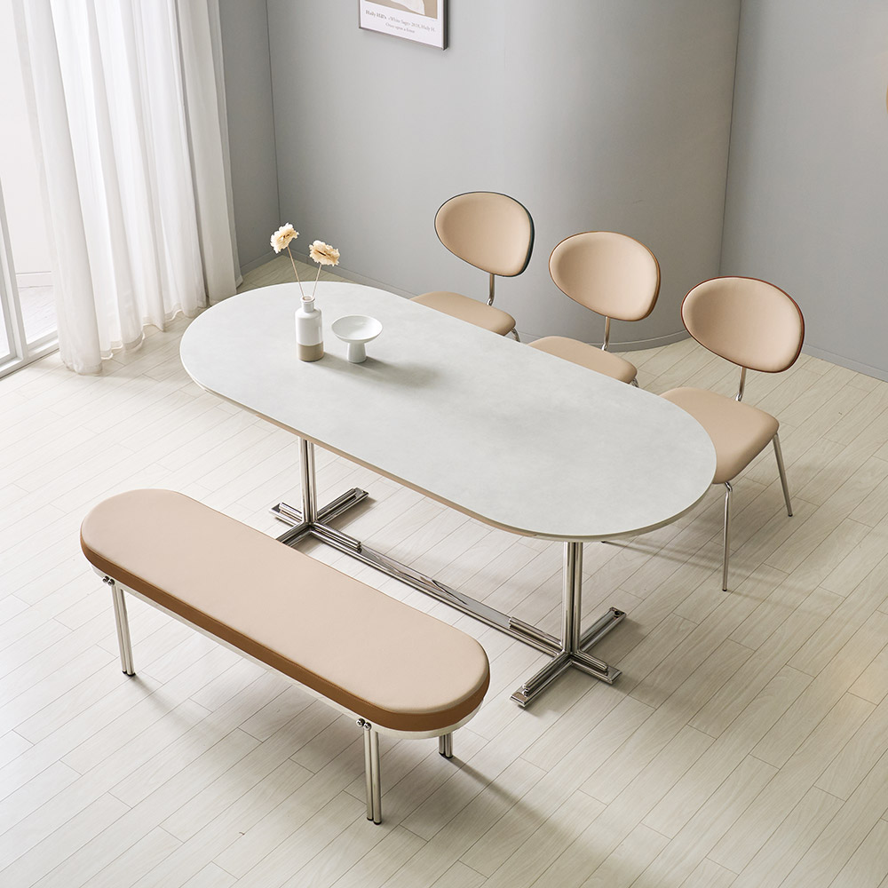 쏠앤까사 오브리 포세린 세라믹 식탁세트 4인용 6인용 1600 1800