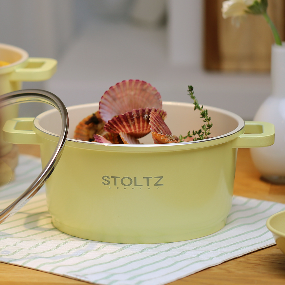 STOLTZ 슈톨츠 머랭 쿡웨어 IH 양수냄비 20cm 국내생산 통주물 냄비 - 상세 이미지 3