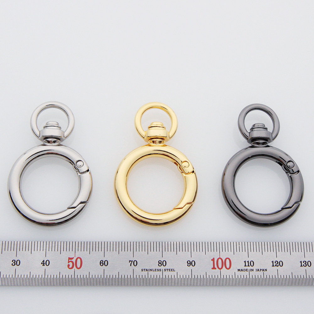 OR14 국산 오픈형 오링 니켈 20mm 1개 외 가방 오픈 오링 고리 부자재 가죽 공예 리버스몰 - 메인 이미지