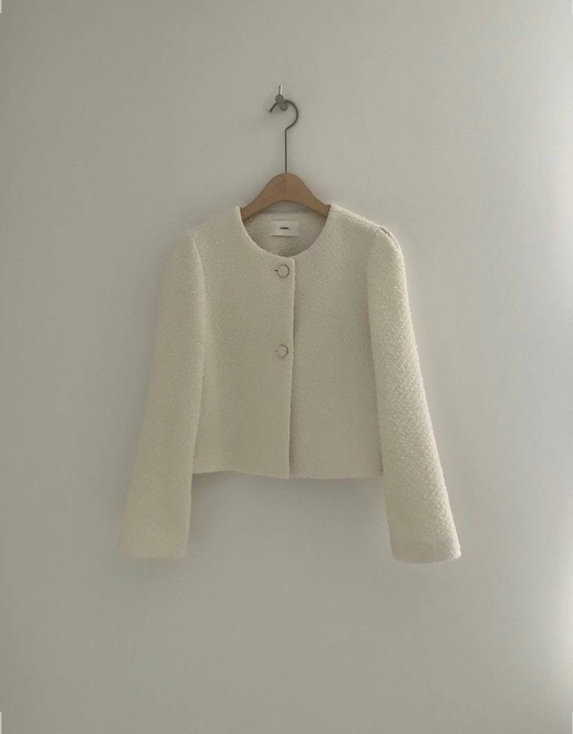  ツイードブークレジャケット ENGINEERED GARMENTS｜ツイード ブークレ ノーカラージャケット