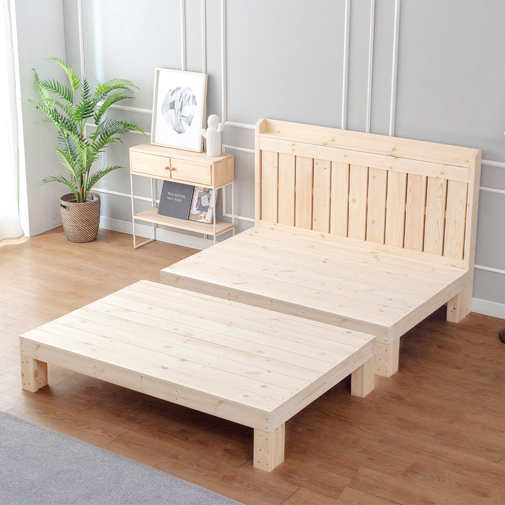 평상형 침대 프레임 원목 싱글 틀 평상 무헤드