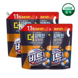 비트 스트롱세븐 액체세제 2.22L 리필x 4개 실사용 후기 | 효과 있을까? - 상품 이미지 2