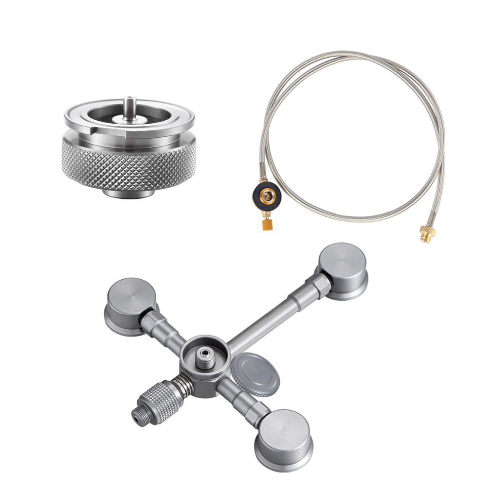 모아이캠핑 이와타니 파세코 신일 히터 난로 이소가스 스테이션 어댑터 회전식 세트