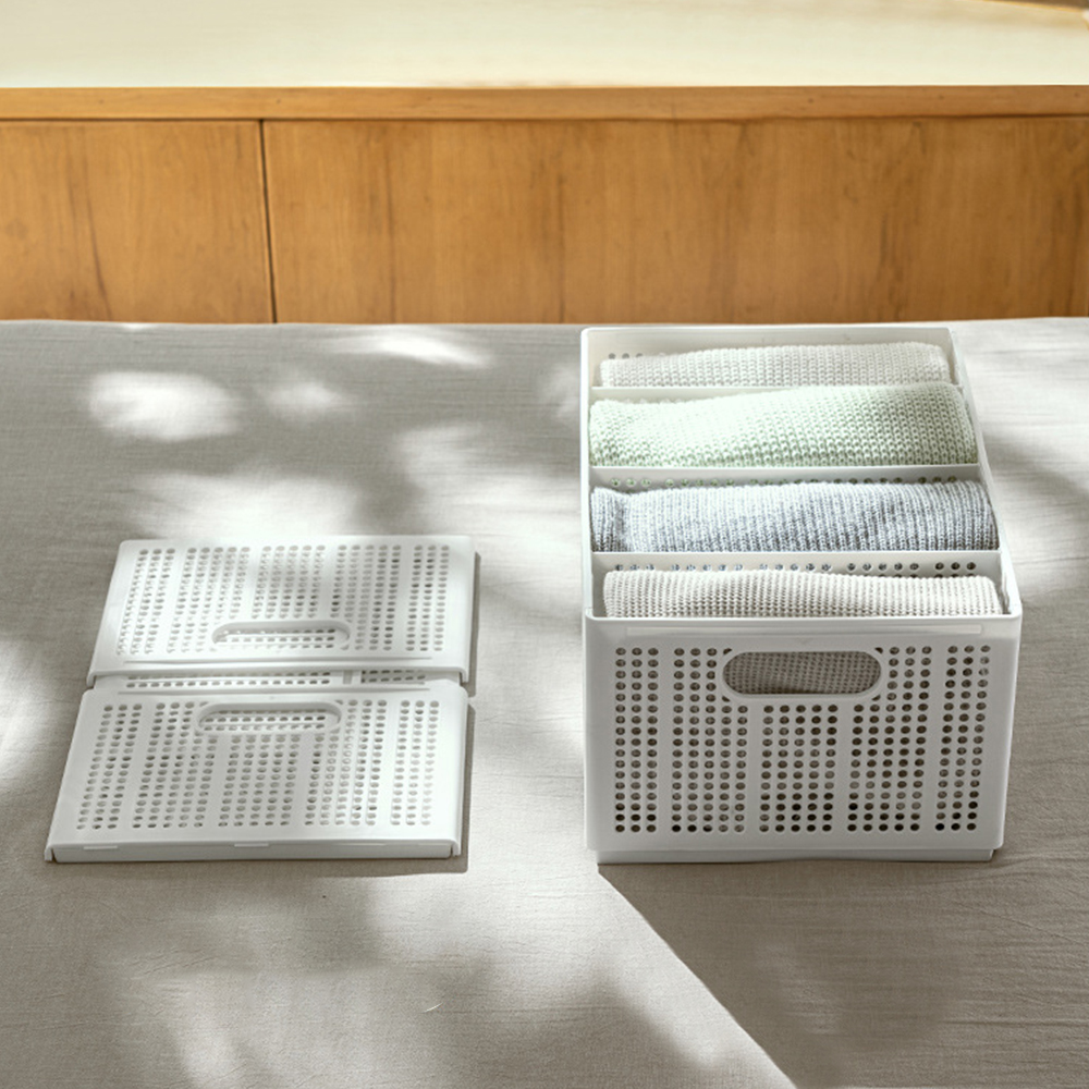 오라플 칸칸이 옷정리함 바지 수건 수납함 리빙박스