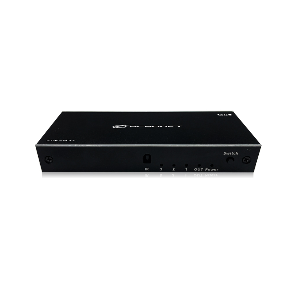 아크로넷 ZDK-8Q3 3:1 8K HDMI 선택기 이미지 2