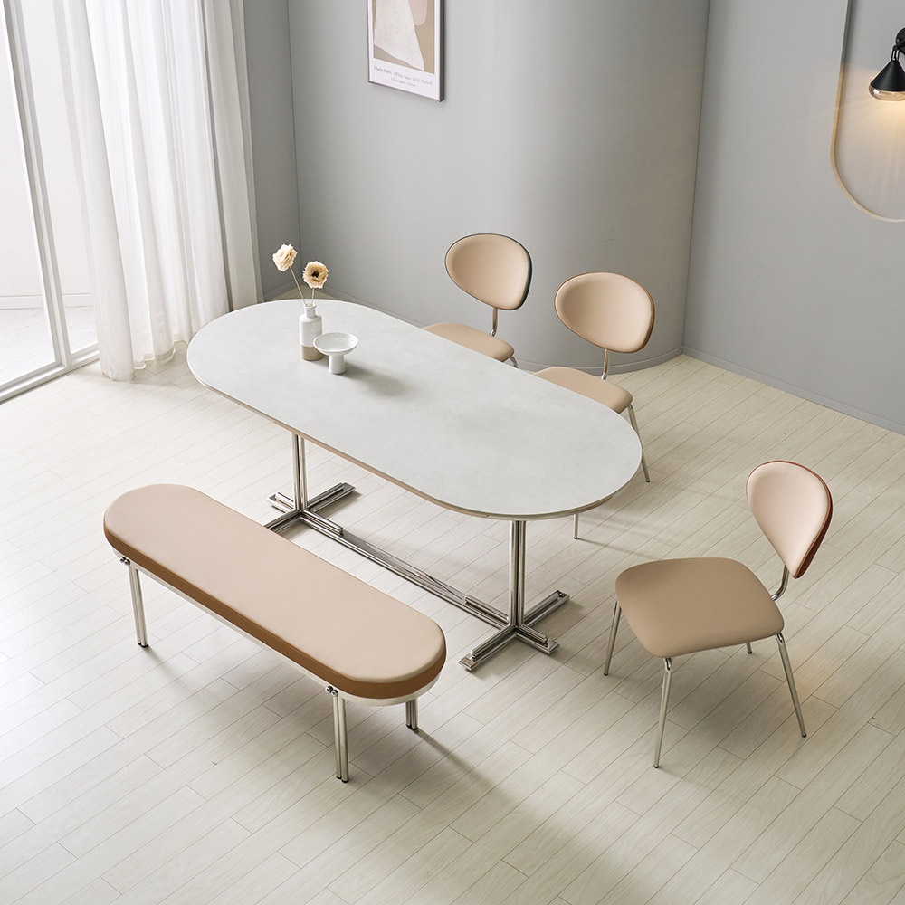 쏠앤까사 오브리 포세린 세라믹 식탁세트 4인용 6인용 1600 1800