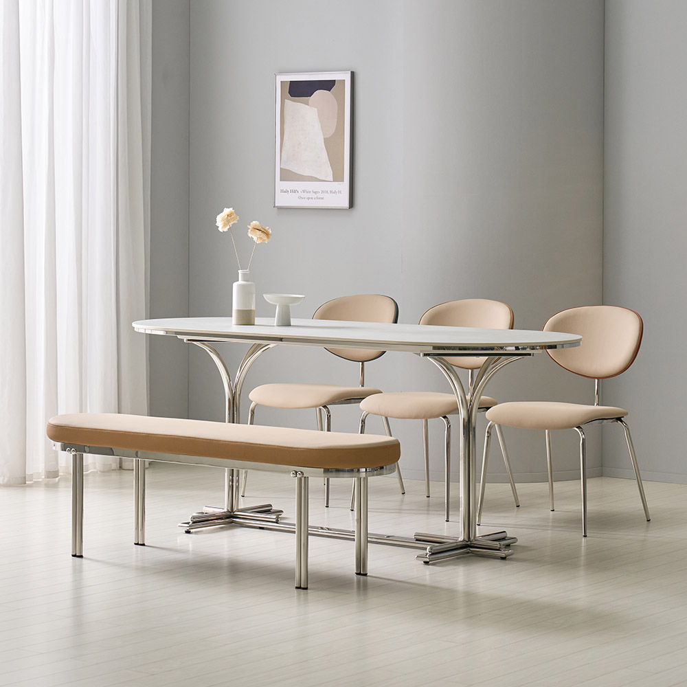 쏠앤까사 오브리 포세린 세라믹 식탁세트 4인용 6인용 1600 1800