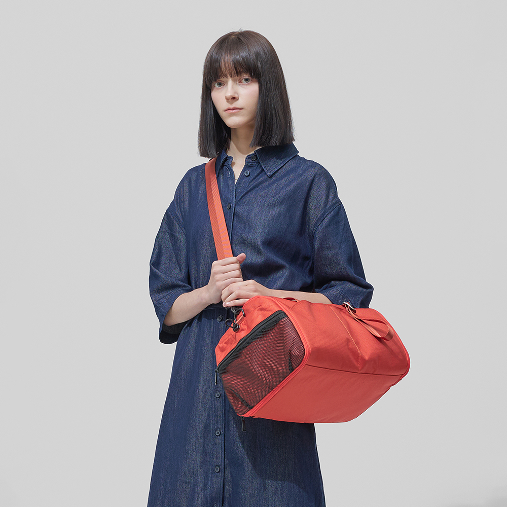 퀄팩 스트레치 트래블백 440 / 수납공간 확장 신발수납 여행가방 보스턴백