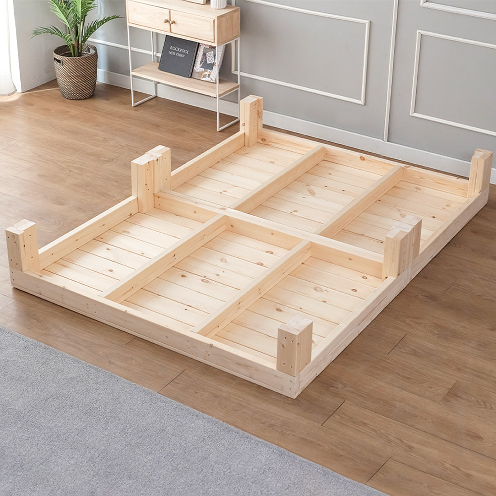 평상형 침대 프레임 원목 싱글 틀 평상 무헤드