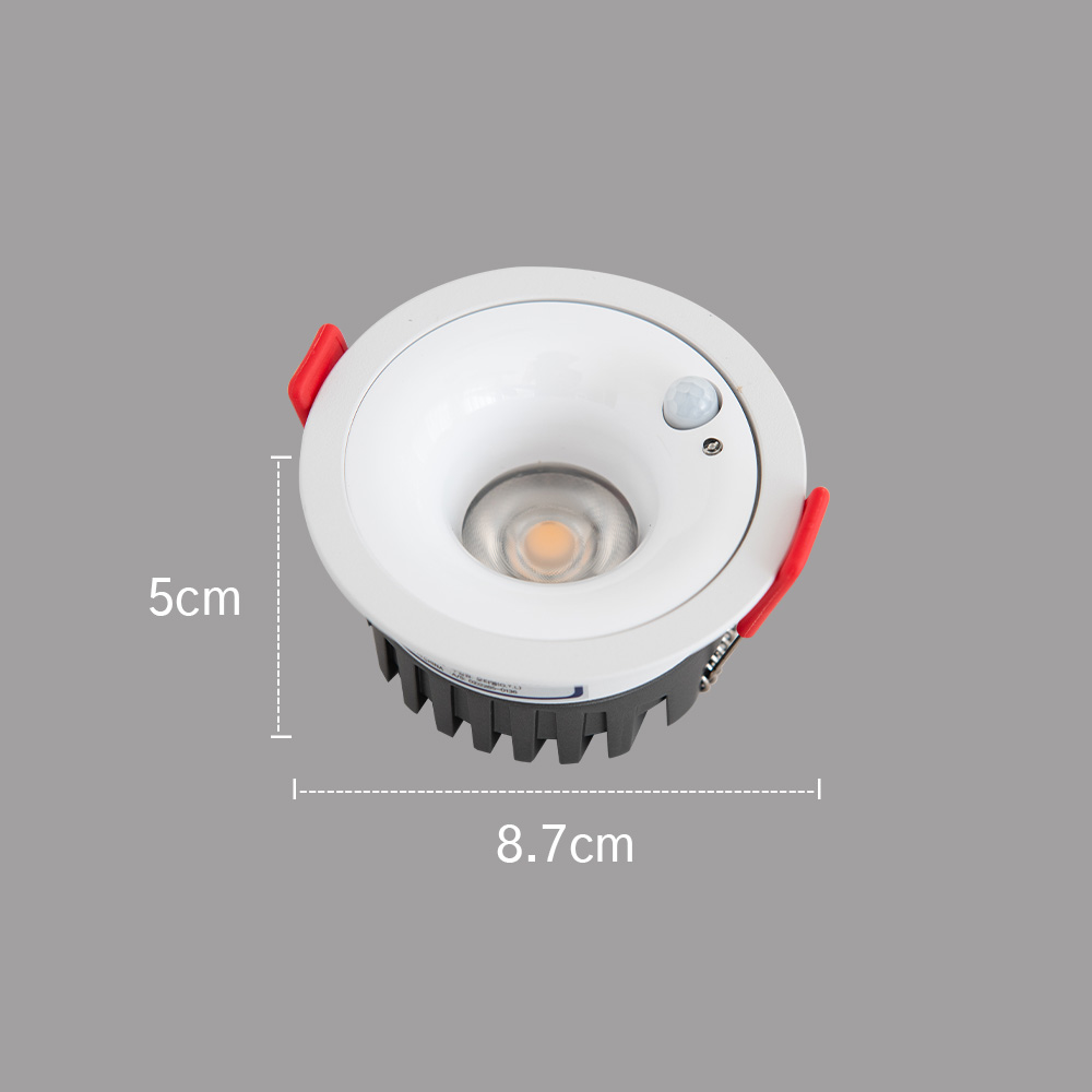 LED등 LED매입등 COB 8cm 원형 센서 10W 화이트 - 상세 이미지 5
