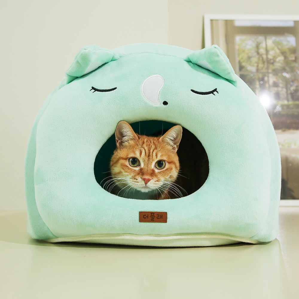 더플래 숨숨집 강아지 고양이 쿨쿨냥 동굴 하우스
