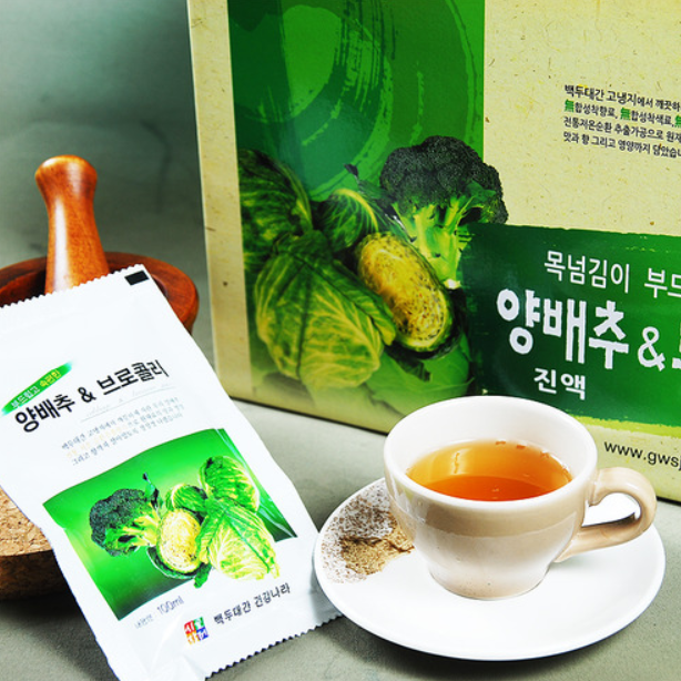 시골장터 양배추 브로콜리 즙 100ml 60포 백두대간 건강나라 - 상세 이미지 5