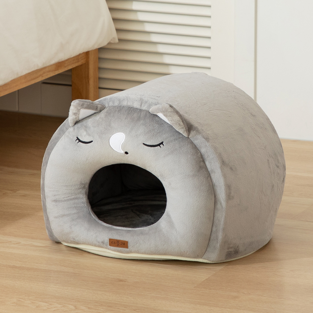 더플래 숨숨집 강아지 고양이 쿨쿨냥 동굴 하우스