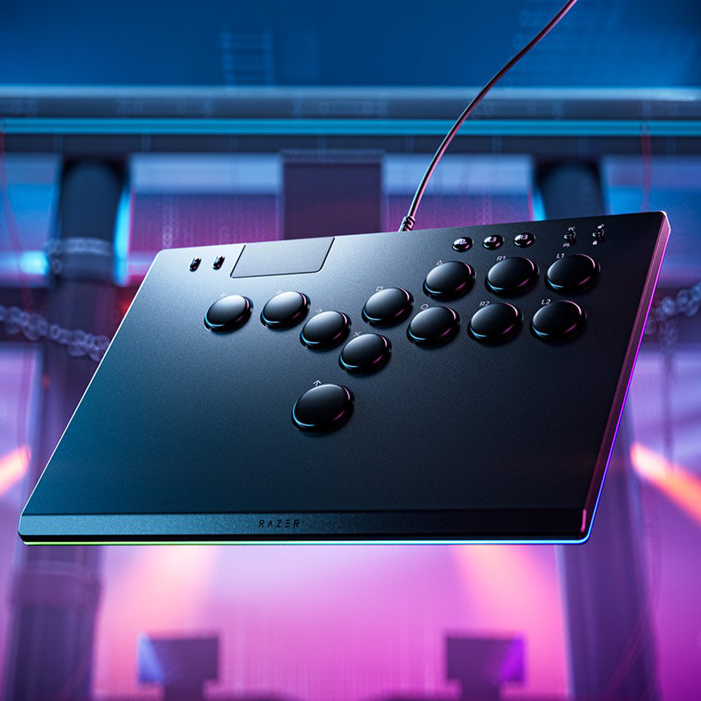 [국내정발] 레이저 키츠네 PC 플스5 철권 조이스틱 히트박스