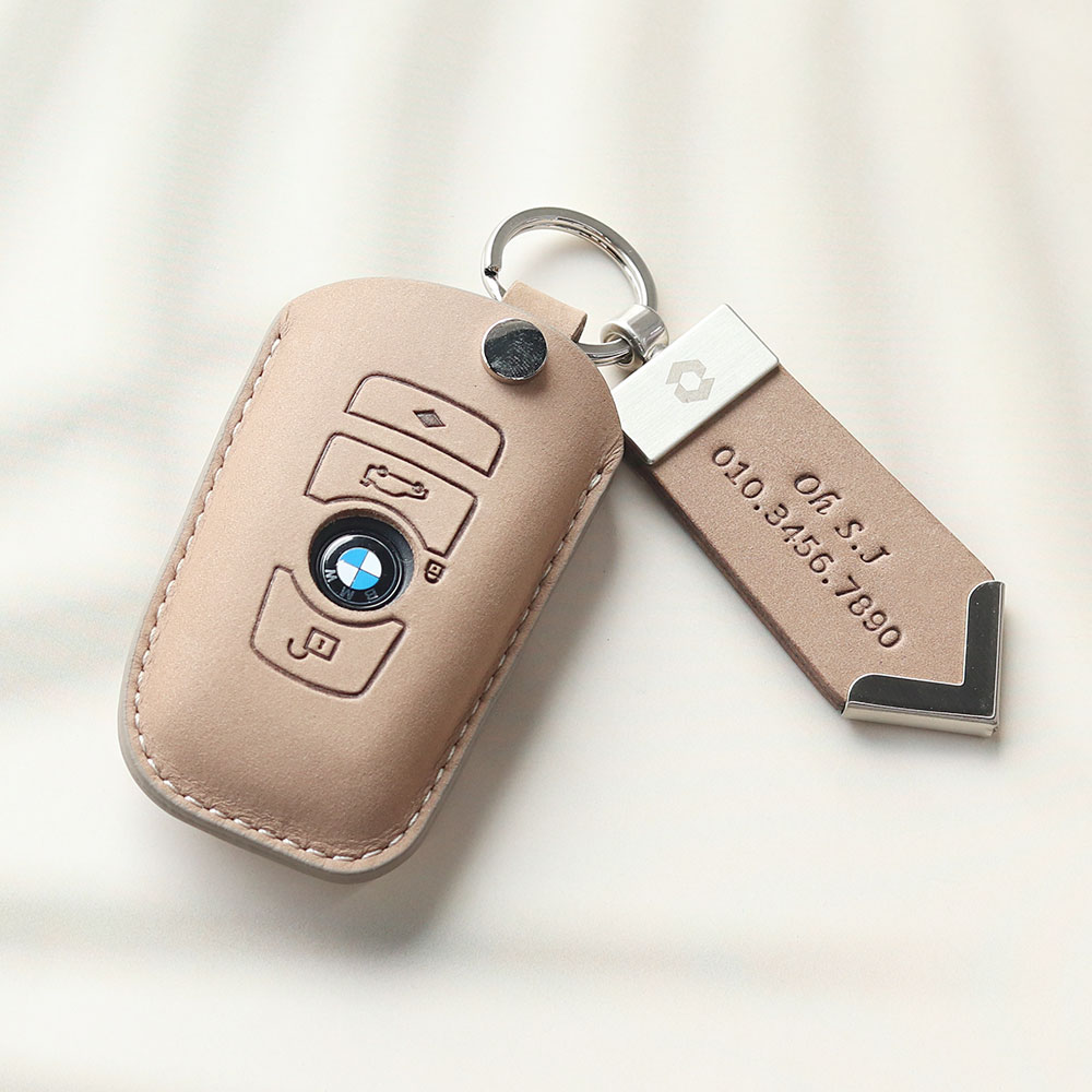 더레이즈 누키노블 BMW 키케이스 자동차 가죽 키커버 - 상세 이미지 4