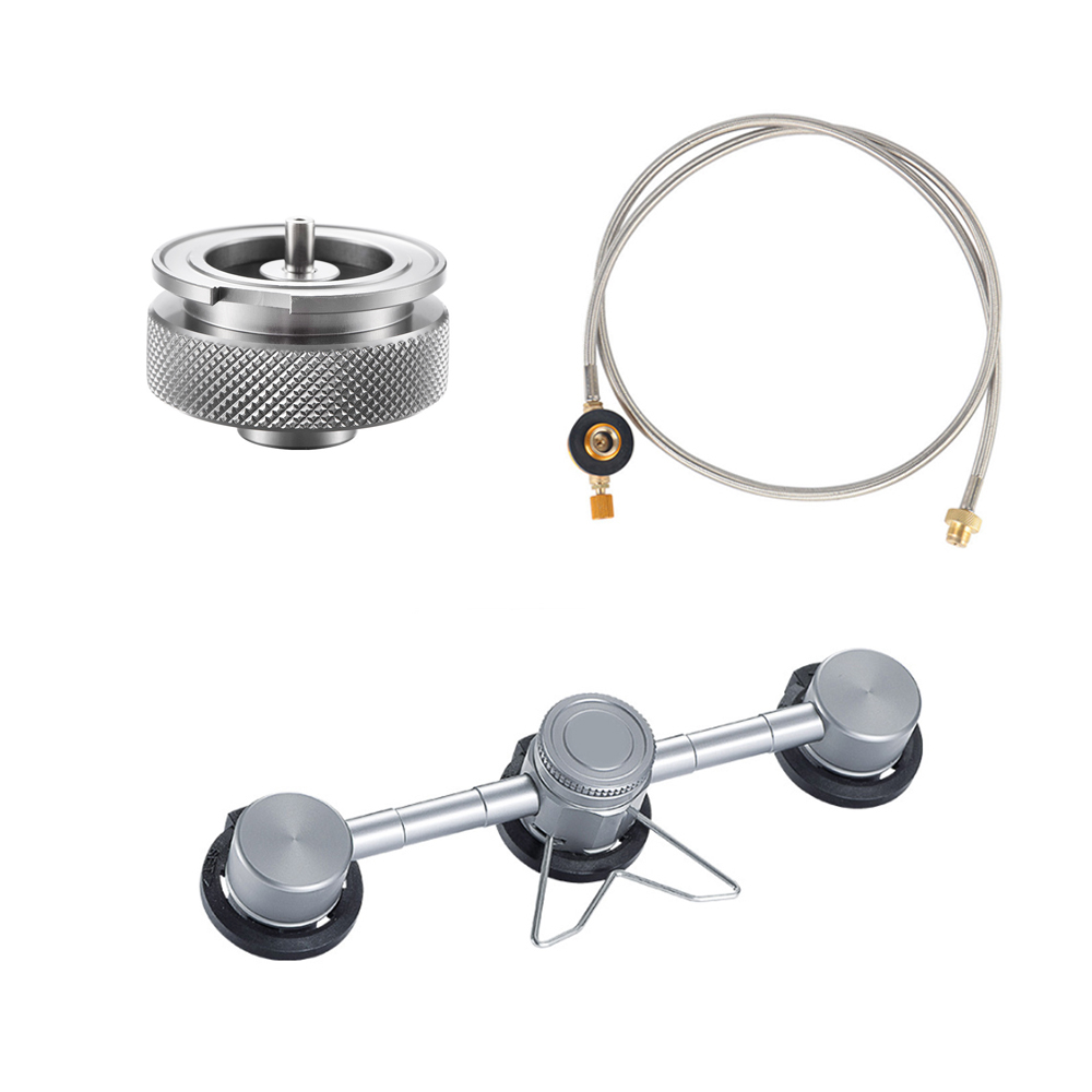 모아이캠핑 이와타니 파세코 신일 히터 난로 부탄가스 스테이션 어댑터 회전식 세트