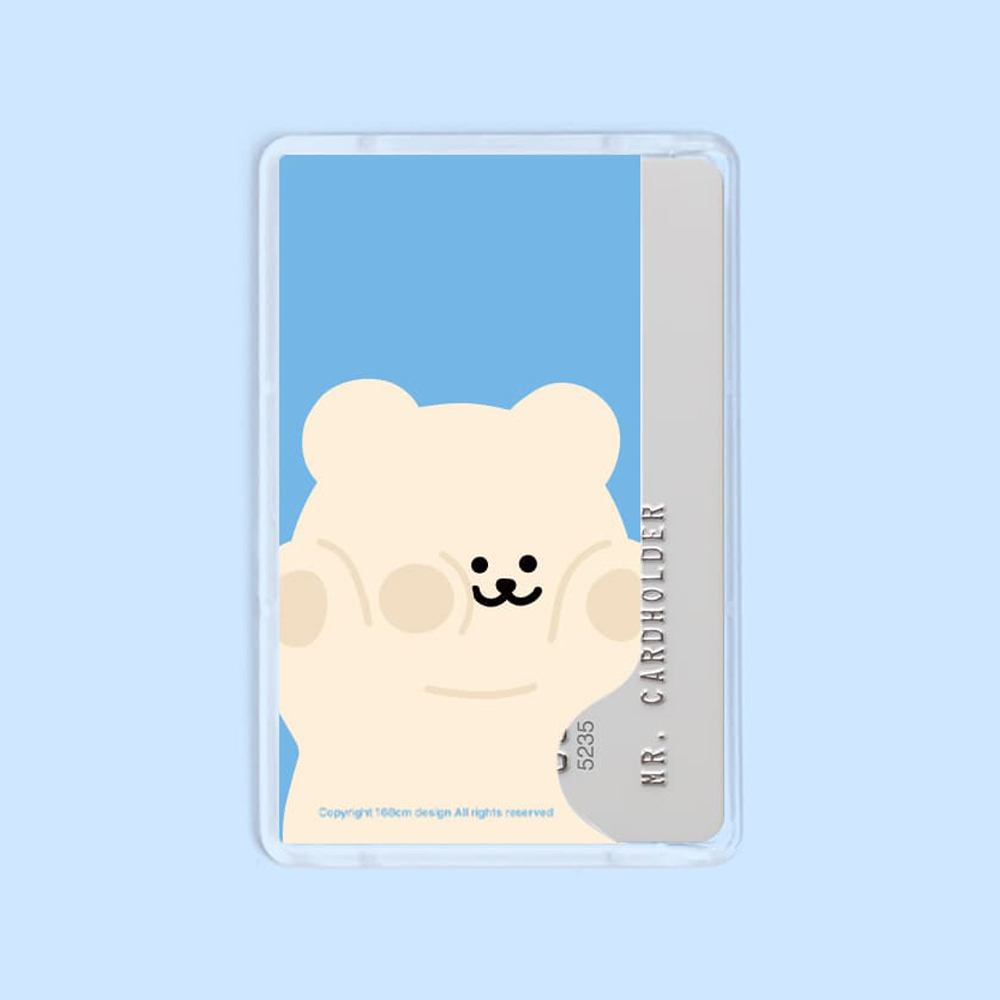 아이폰 맥세이프 카드지갑  베이직 볼따구 곰찌