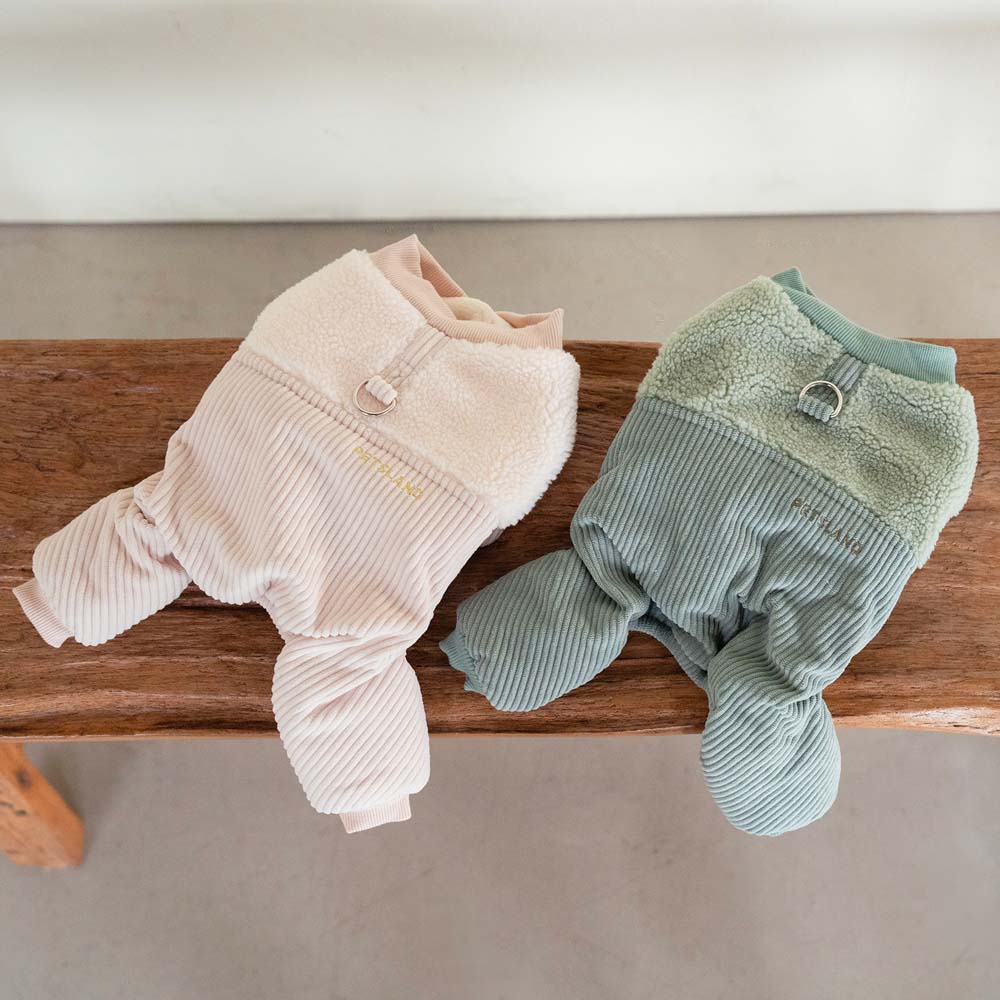 강아지올인원패딩 강아지겨울옷 로이올인원+실내복