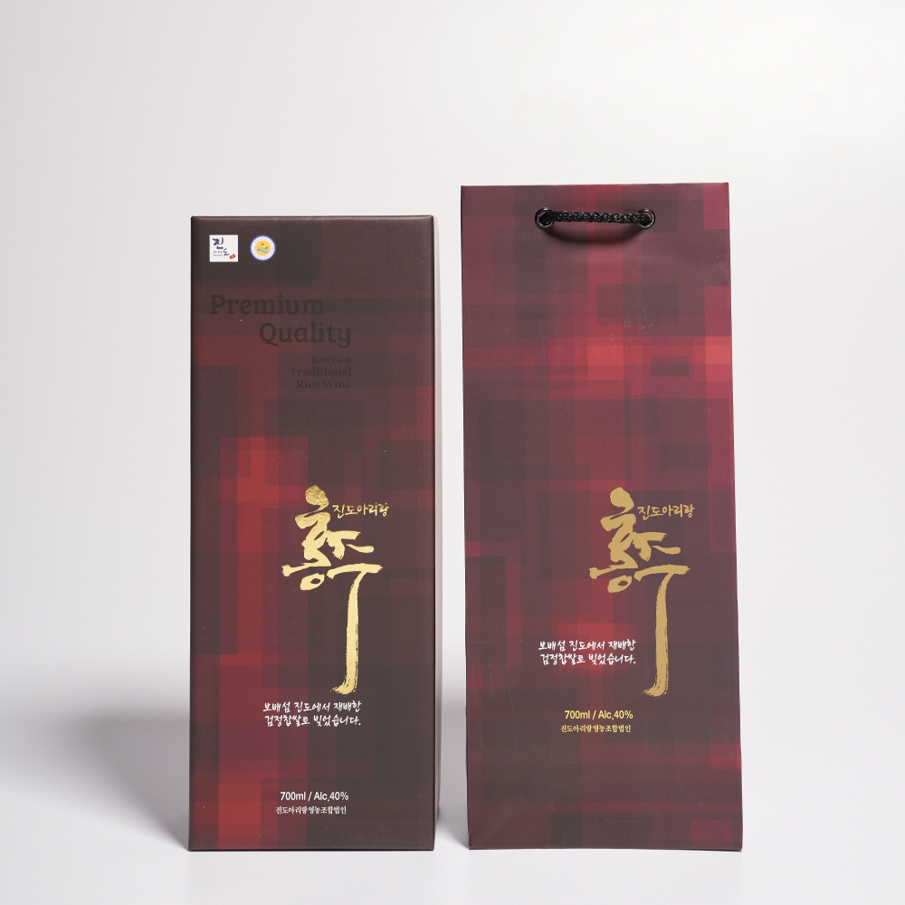 진도홍주 40도 700ml 찹쌀 지초주 아리랑 찰7호 (케이스, 쇼핑백포함) - 상세 이미지 4