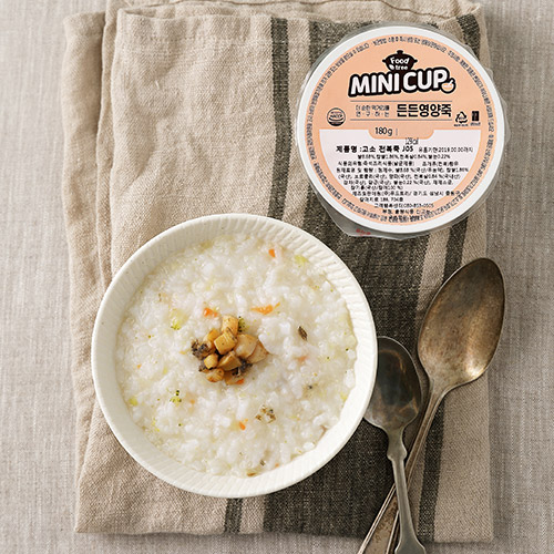 푸드트리 아기반찬 덮밥 볶음밥 소면 유아 아이 어린이 배달 미니컵 담백닭대추죽