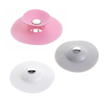 원터치 배수구 덮개 욕조캡 세면대 배수구 마개 하수구 씽크대 마개 트랩 실리콘