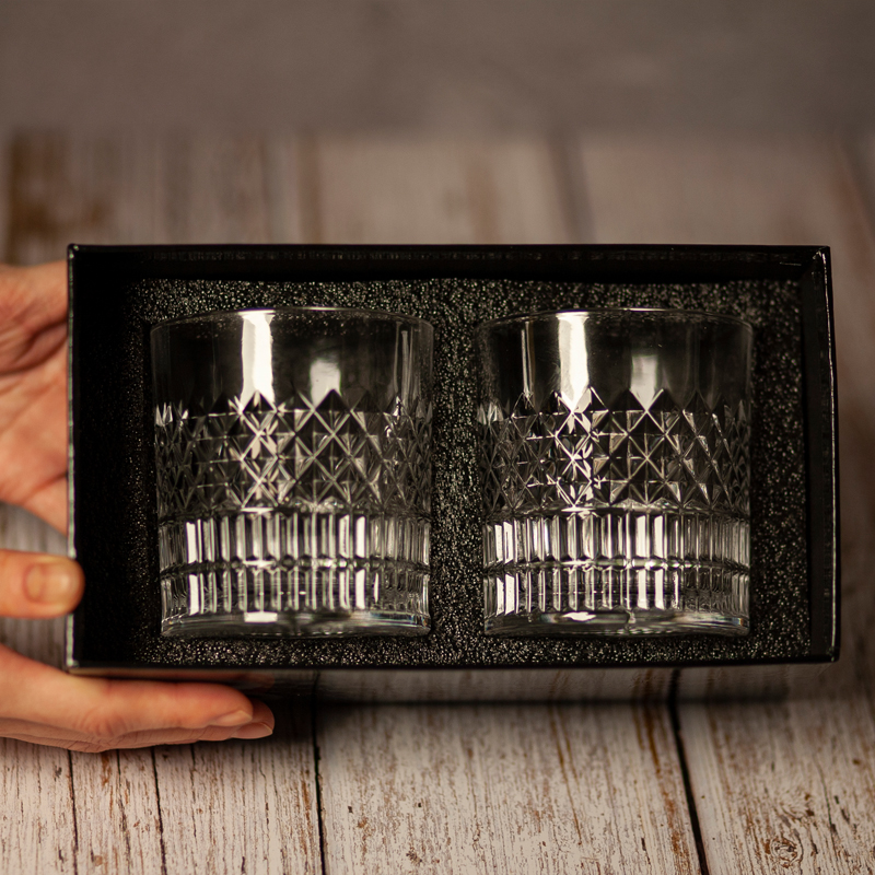 다이아 언더락잔 크리스탈 하이볼잔 온더락잔 2잔 선물세트