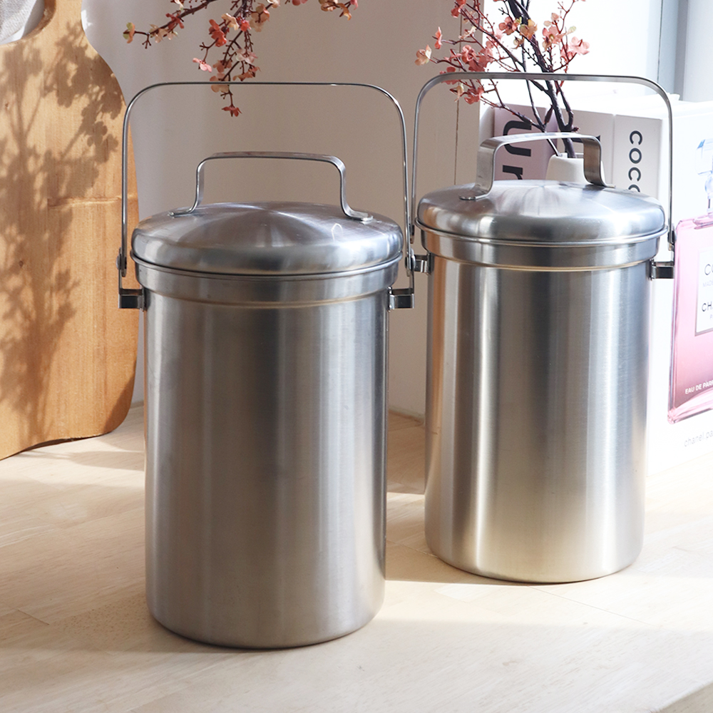 공감스토어 음식물쓰레기통 3L 올스텐304 음식물 냄새차단 - 상품 이미지