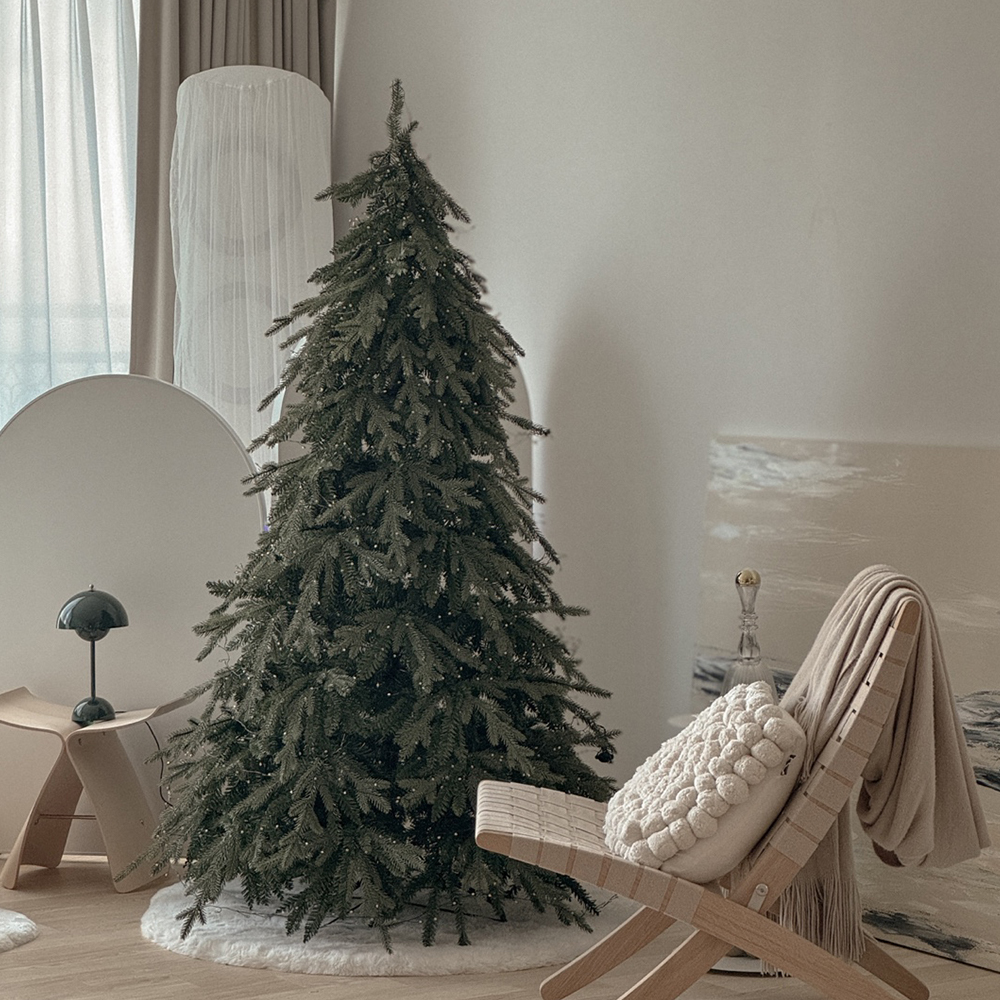 크리스마스 트리 전구포함 풀세트 대형 큰 트리 전나무 무장식 아델파인 150cm
